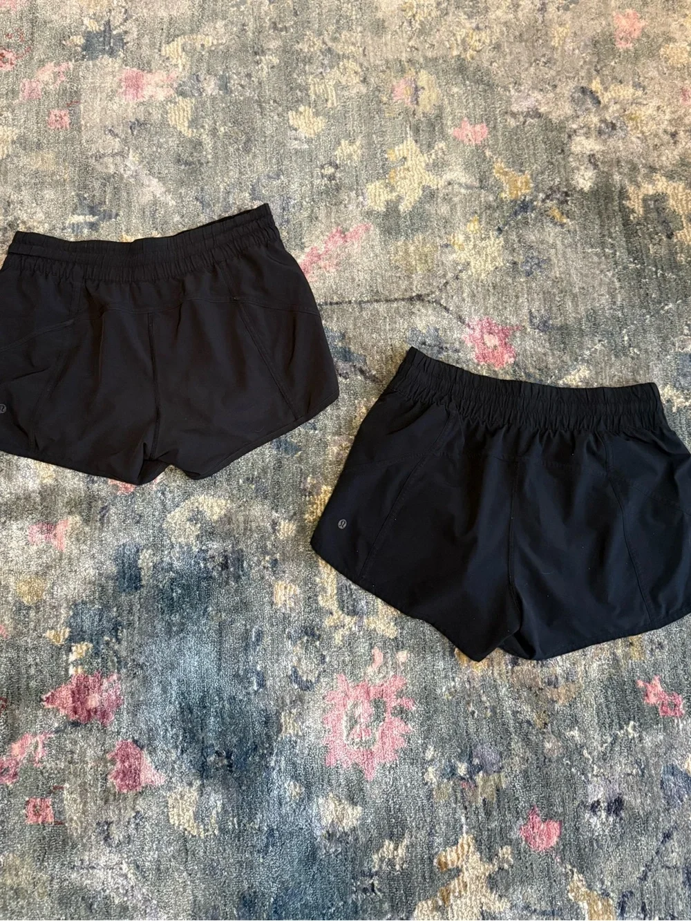 lululemon athletica Black Athletic Shorts (Pair)